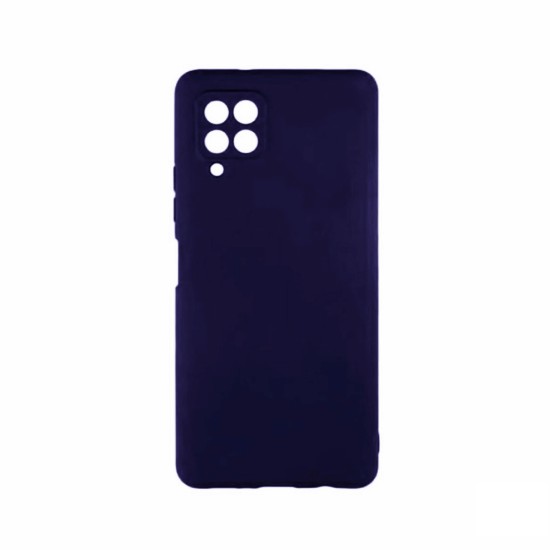 Capa de Silicone com Moldura de Câmera para Samsung Galaxy A22 4g Azul